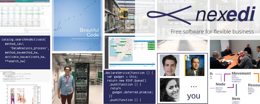 Nexedi in einer Collage