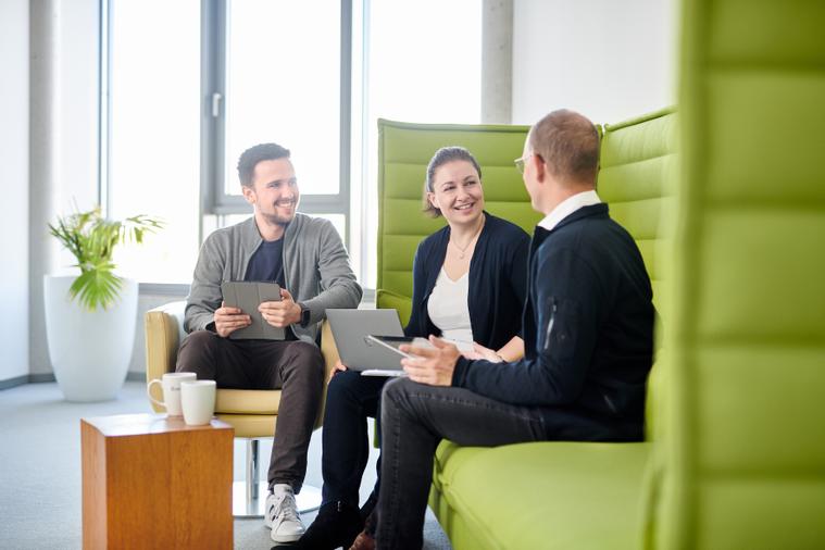 Begegnungs- und Arbeitsort d.velop campus
