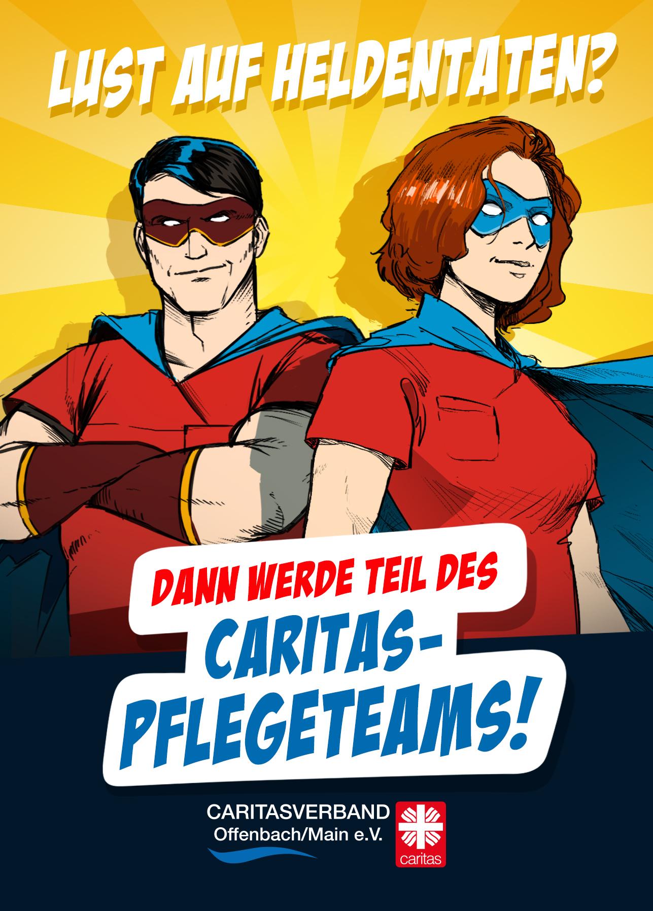 Helden des Caritas-Pflegeteams