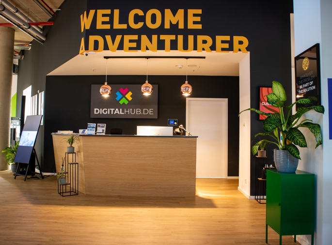 Haupteingang zu unserem Co-Working Space