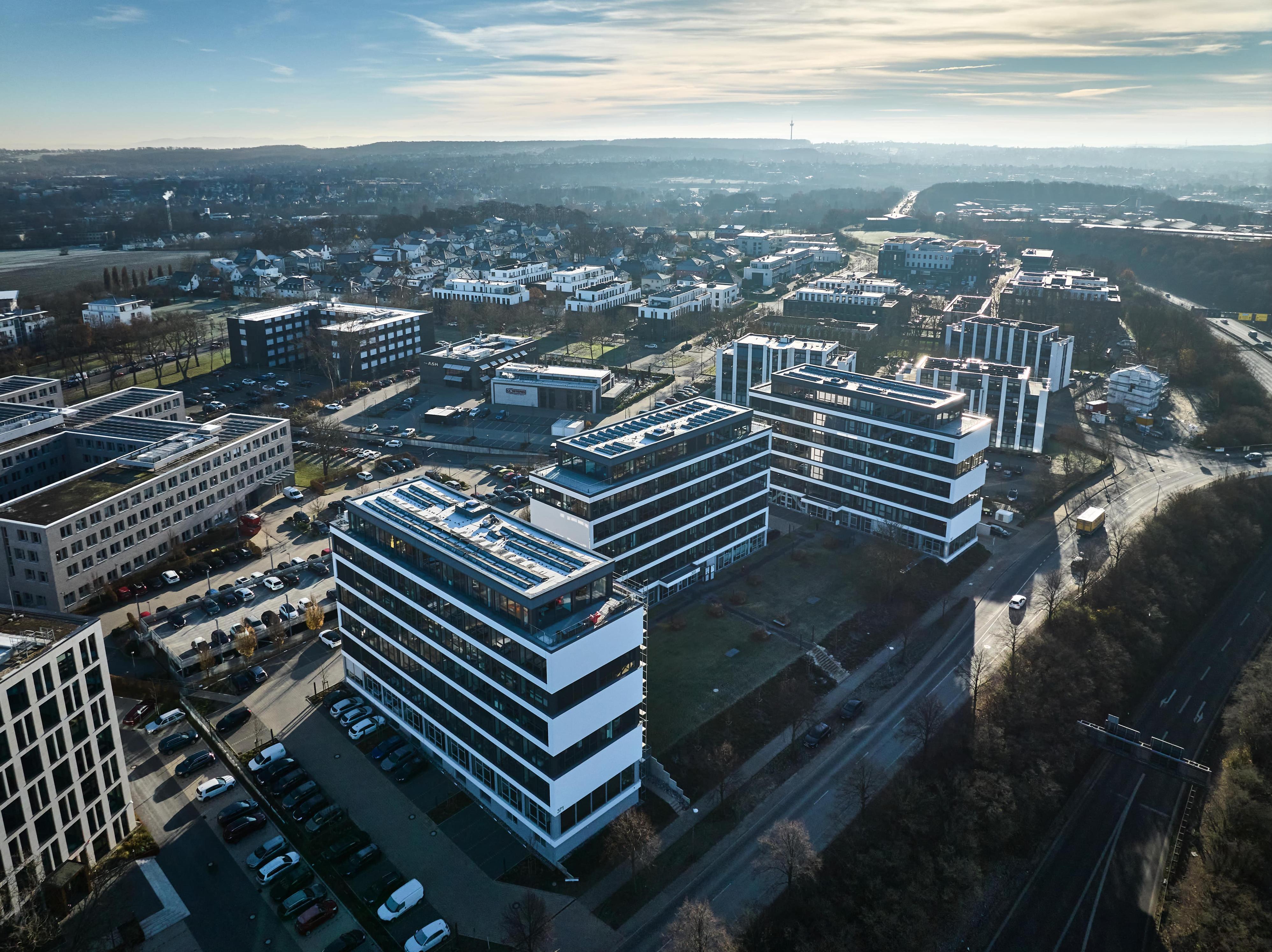 Bürogebäude außen 