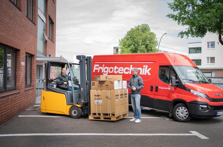 Immer bereit für die nächste Auslieferung an unsere Kunden.