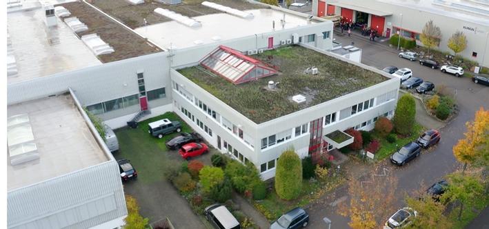 Unser Standort aus der Vogelperspektive