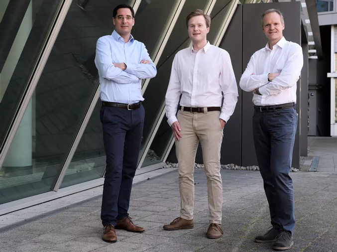 unser Gründungsteam: Adrian, Philipp und Joachim