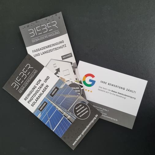 Flyer - Dienstleistungsportfolio
