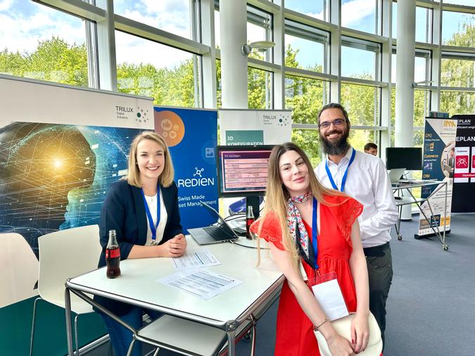 Johanna, Helena und Georg in St-Leon-Rot