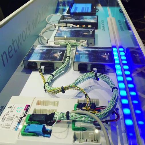 Demo-Aufbau Ethernet Kommunikation