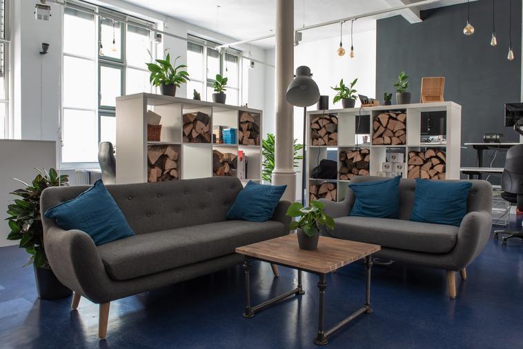 Sitzecke im Office