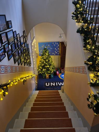 Büro an Weihnachten