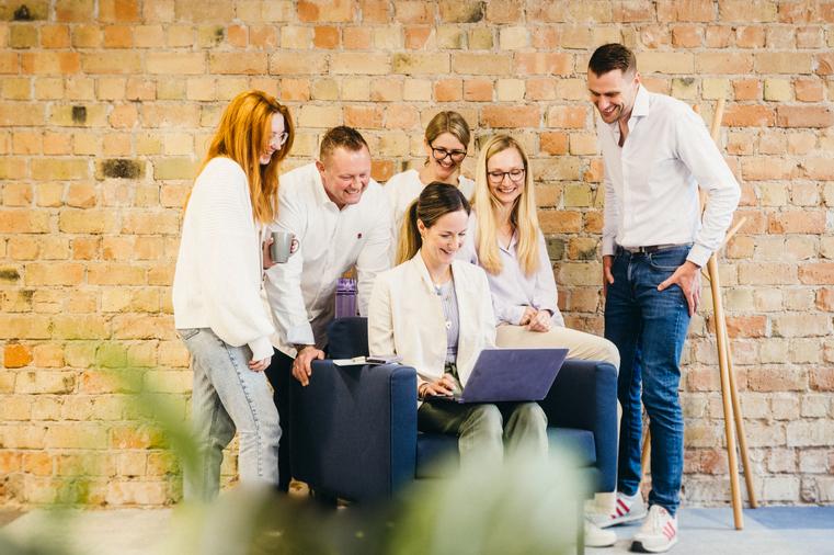 Team-Arbeit gehört bei uns dazu.