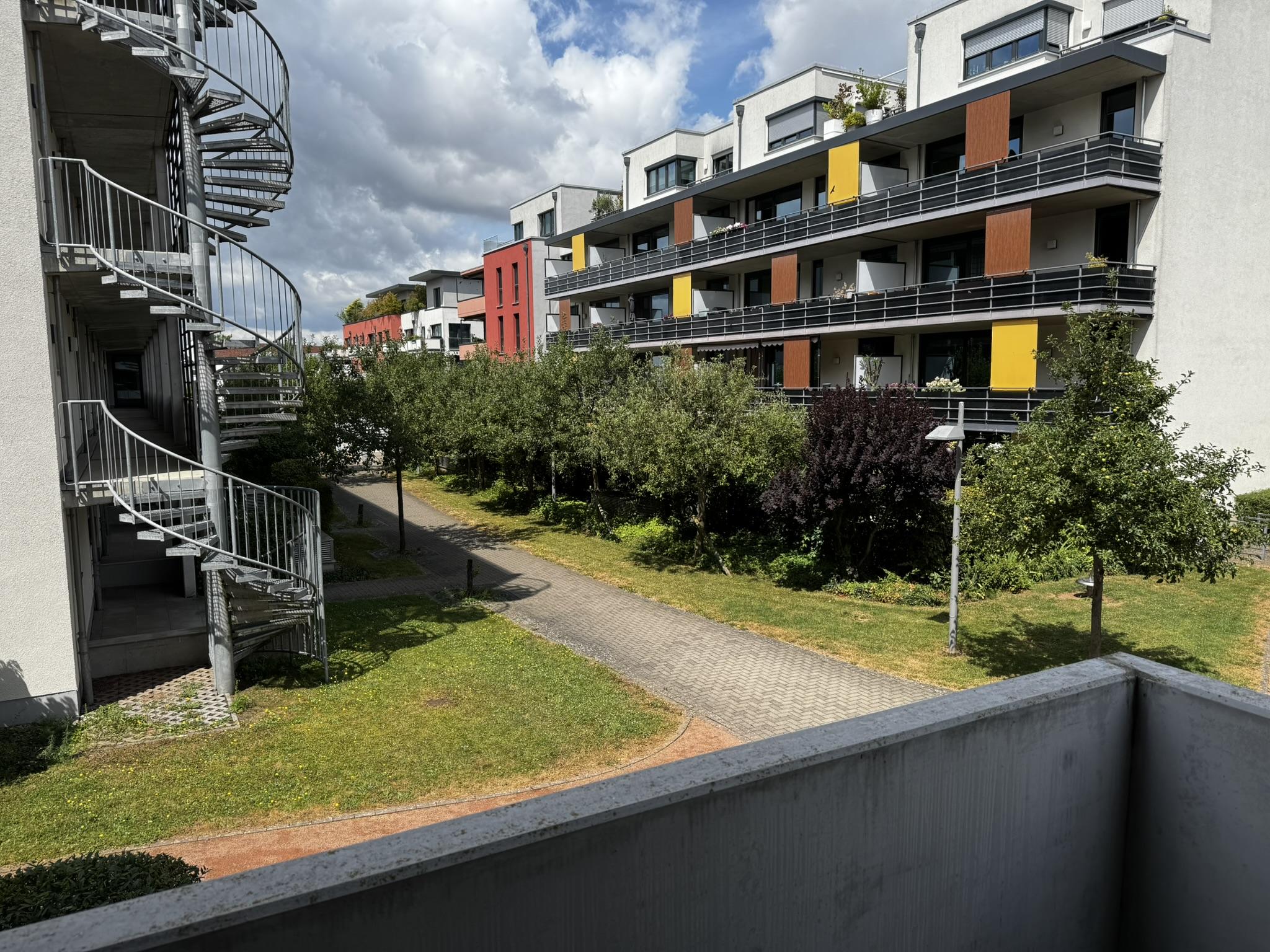 Blick vom Balkon 