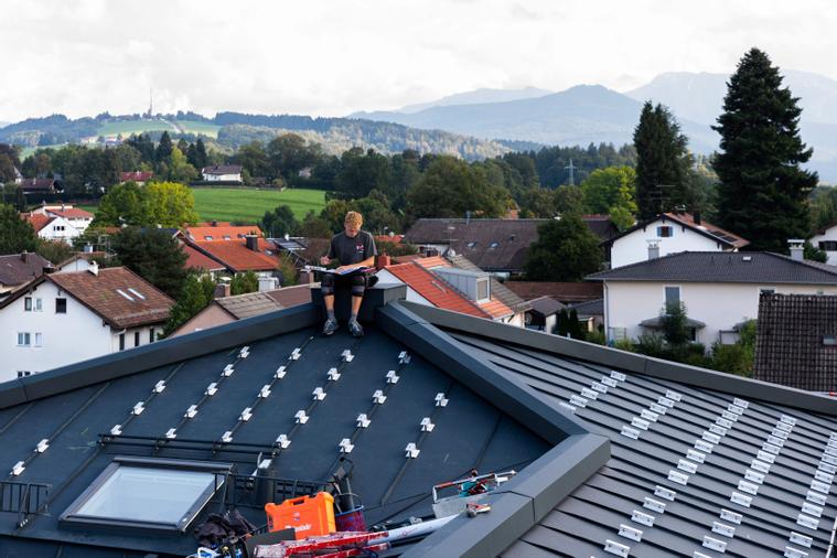 Spengler bei der Arbeit