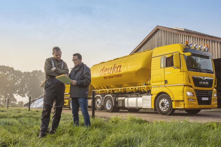 LKW, Kunde, ADM, Landwirt, Hof