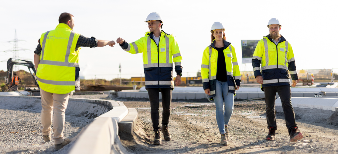 BIT Ingenieure auf der Baustelle