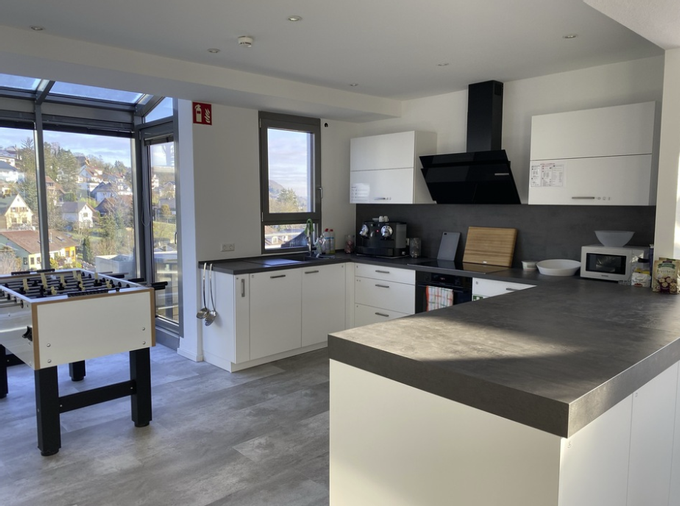 Küche im 5. Stock für gemeinsames Essen