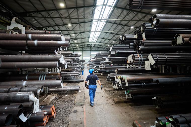 Ein Kollege in unserem Lager