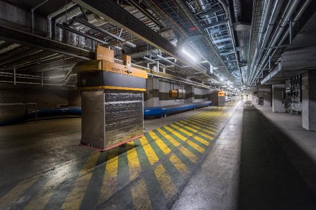 Unterirdische Warentransportanlage