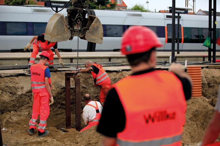 Arbeiten auf der Baustelle