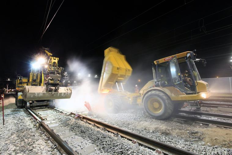 Arbeiten auf der Baustelle