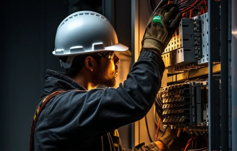 Mitarbeiter bei der Arbeit