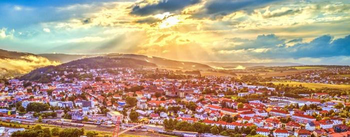 Blick über Ilmenau