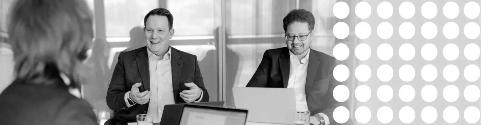 Geschäftsführenden Inhaber von Idest, Hendrik Schlademann (CEO) und Christian Specker (CIO)
