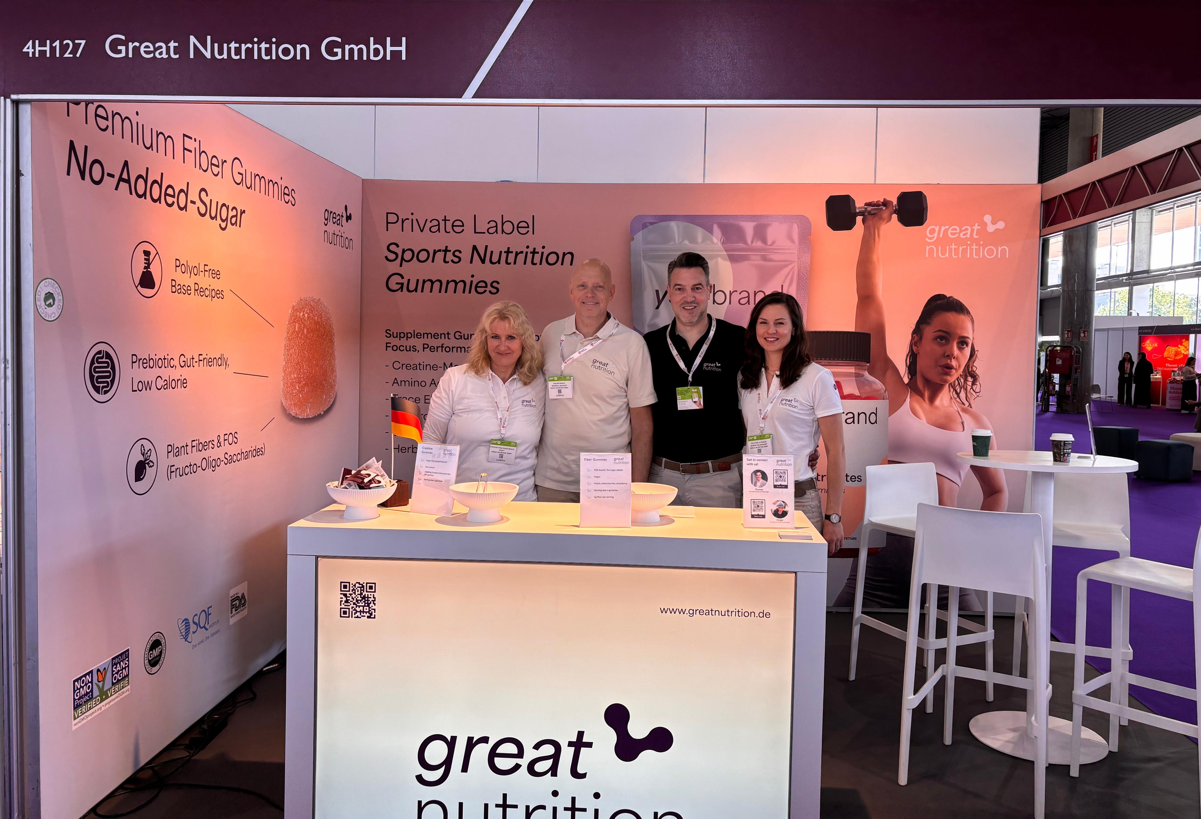 Great Nutrition auf der Vitafoods Barcelona 2026
