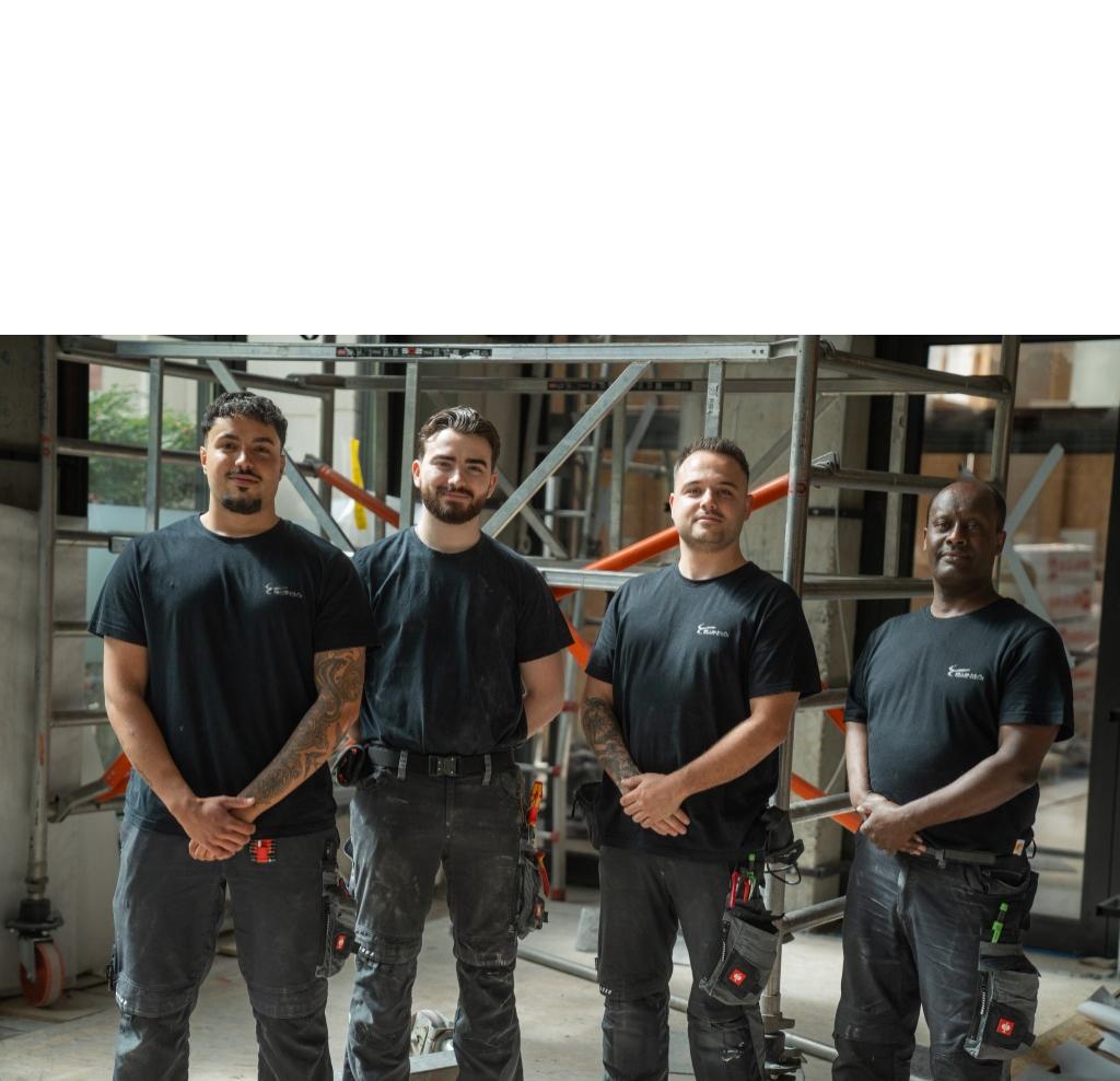 Unser Team auf der Baustelle