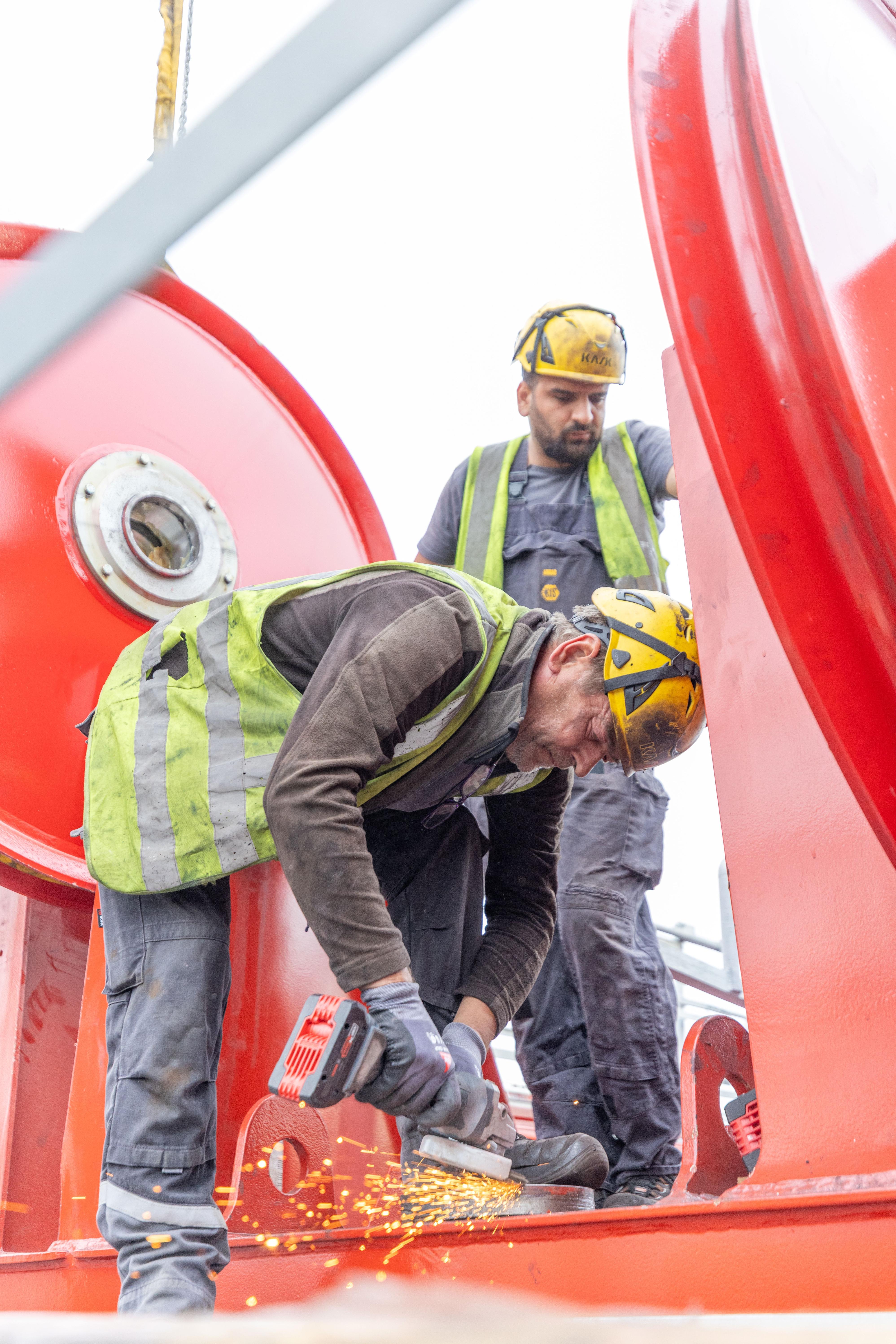 Einsatz auf der Baustelle