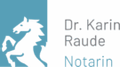 Unternehmenslogo von Notarin Dr. Karin Raude