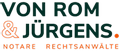 Unternehmenslogo von von Rom Jürgens Rechtsanwälte und Notare