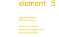 Unternehmenslogo von element-5 GbR freie architekten