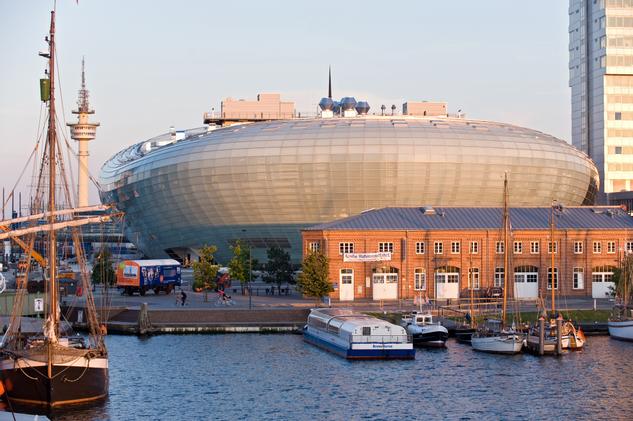 Außenansicht Klimahaus Bremerhaven (Rathke)