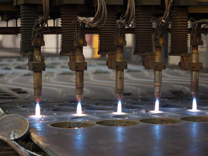 Autogen Brennschneidmaschine