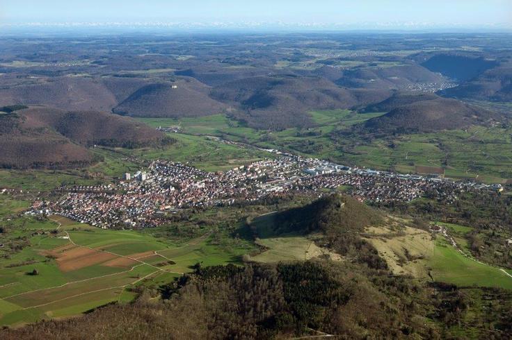 Eningen aus der Luft