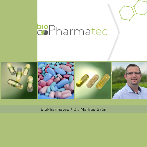 Die Kernprodukte von bioPharmatec und der Eigentümer Dr. Markus Grün