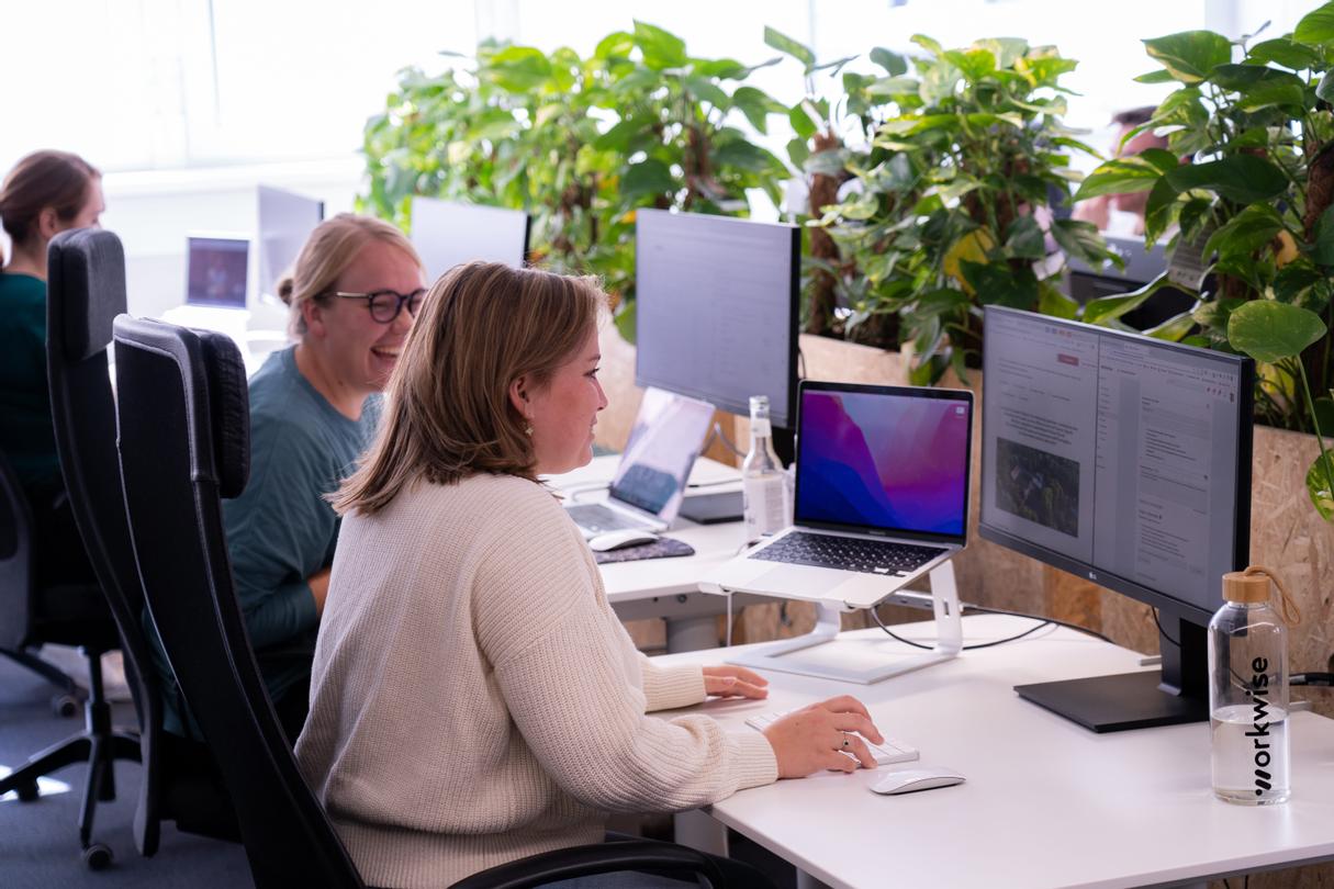 Gemeinsame Arbeit im Open Space