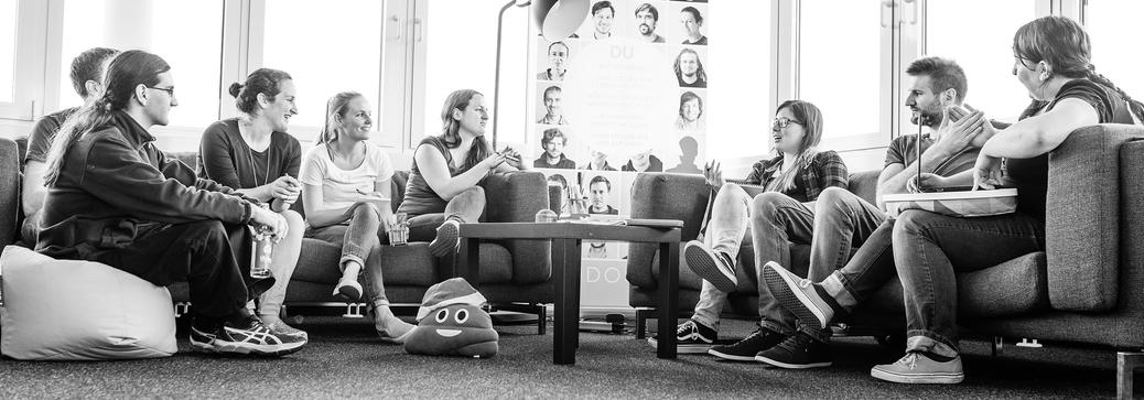 Selbstorganisation, Firmenmeeting, Diskussion