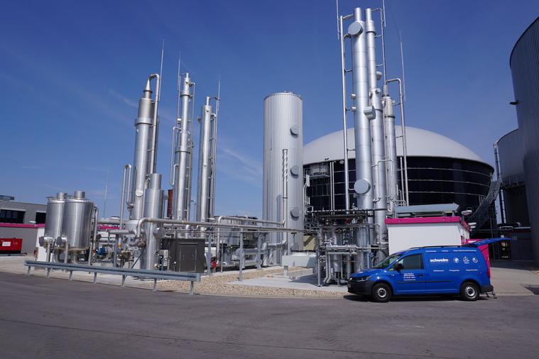 Biogasaufbereitungsanlage