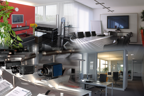 Büro, Empfang, Konferenz- und Demoraum