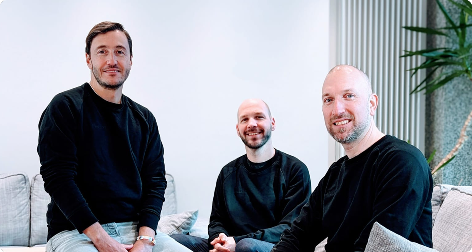Co-Founder Tilman Pfeiffer, CTO Florian Loretan, Co-Founder Daniel Distler