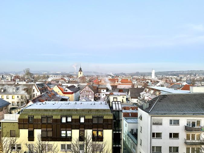 Aussicht vom Schreibtisch