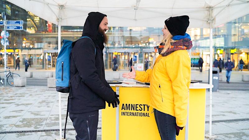 dein Ferienjob für namhafte Hilfsorganisationen wie z.B. Amnesty International