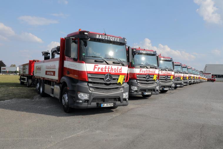 Fretthold-Fuhrpark