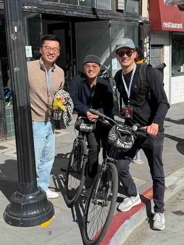 Fahrradtour mit dem Team