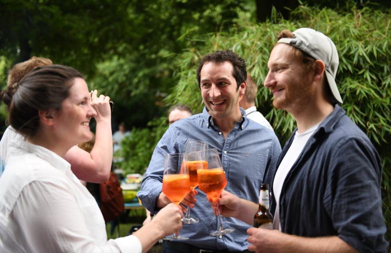 Team beim Sommerfest