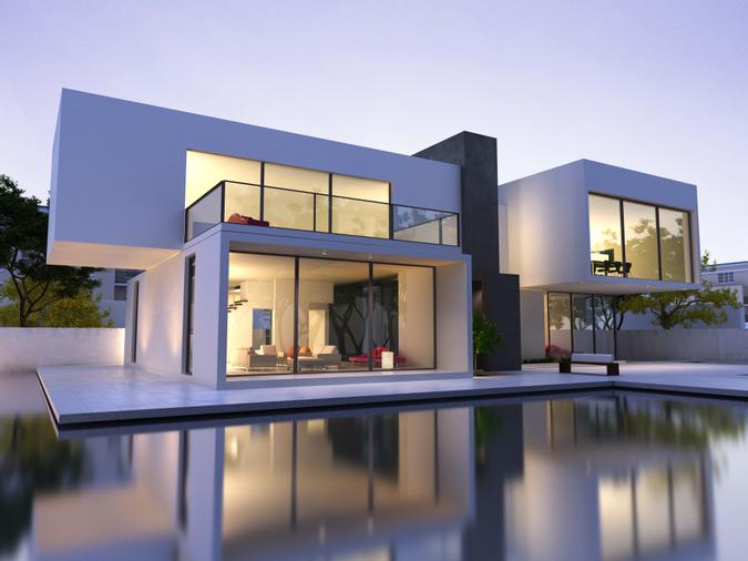 Villa (Stockimage als Beispiel Projekt)
