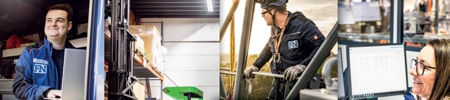 Unsere Mitarbeiter:innen bei der Arbeit