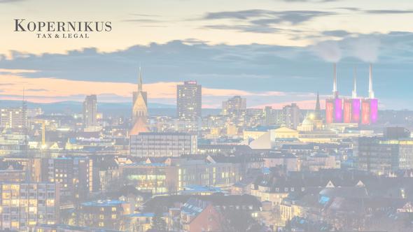 Hannover in der Abendämmerung