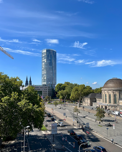 Blick aus dem Fenster